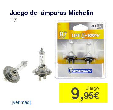 Lámparas Michelin H7